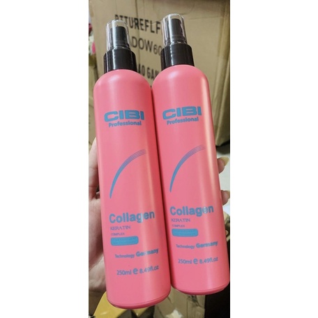 Xịt dưỡng keratin Cibi 250ml