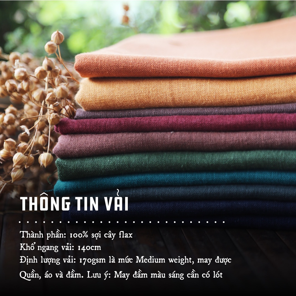 LINEN STONE WASHED - Linen siêu phẩm chuẩn thị trường Châu Âu