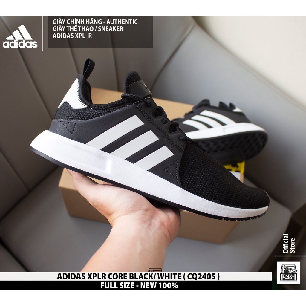😘  Giày 𝘼𝒅𝙞𝒅𝙖𝒔 XPLR Black/White/Red  - REAL AUTHENTIC 100%