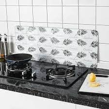 Tấm chắn bếp chắn dầu mỡ cách nhiệt tiện dụng hoạ tiết đẹp
