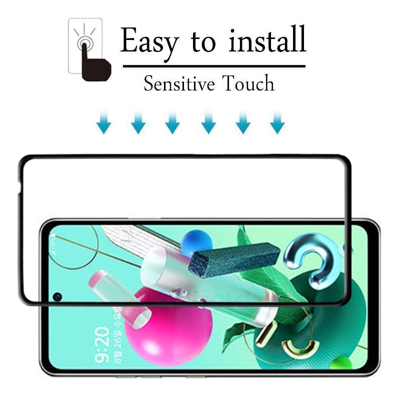 Kính Dán Cường Lực 9H Bảo Vệ Toàn Màn Hình Dành Cho LG Q92 5G