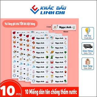Sticker cute chống nước PVC siêu bền Linh Chi-4