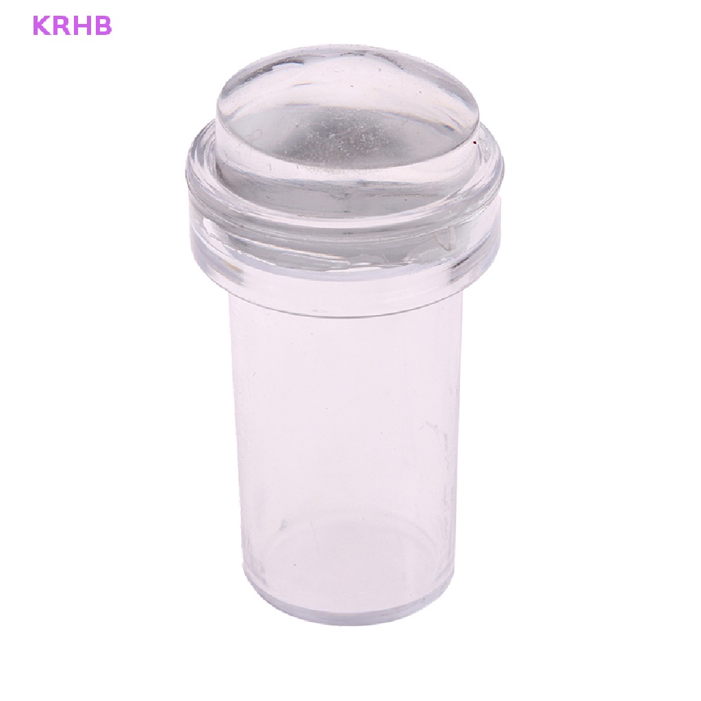 Dụng Cụ In Hình Móng Tay Bằng Silicone Trong Suốt Mới