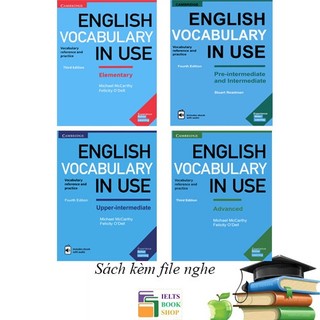 Combo bộ 4 cuốn vocab in use & audio