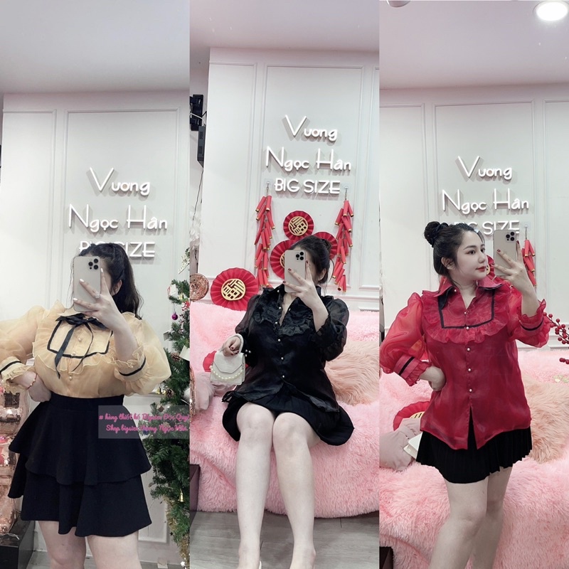 ( 60-100KG ) ÁO TƠ THIẾT KẾ TIỂU THƯ BIGSIZE