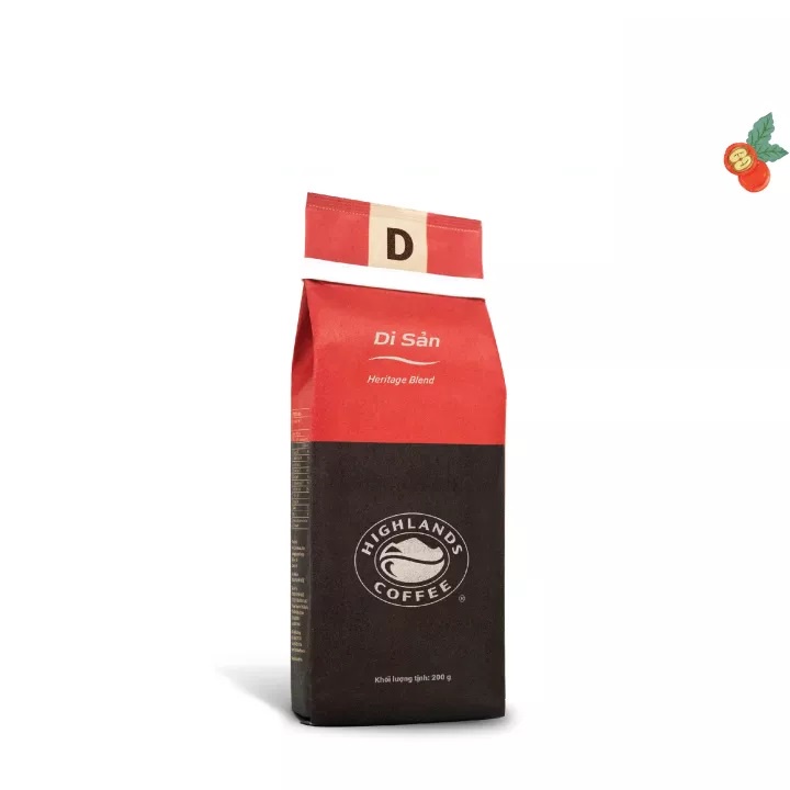 Cà phê Rang xay Di sản Highland Coffee 200g