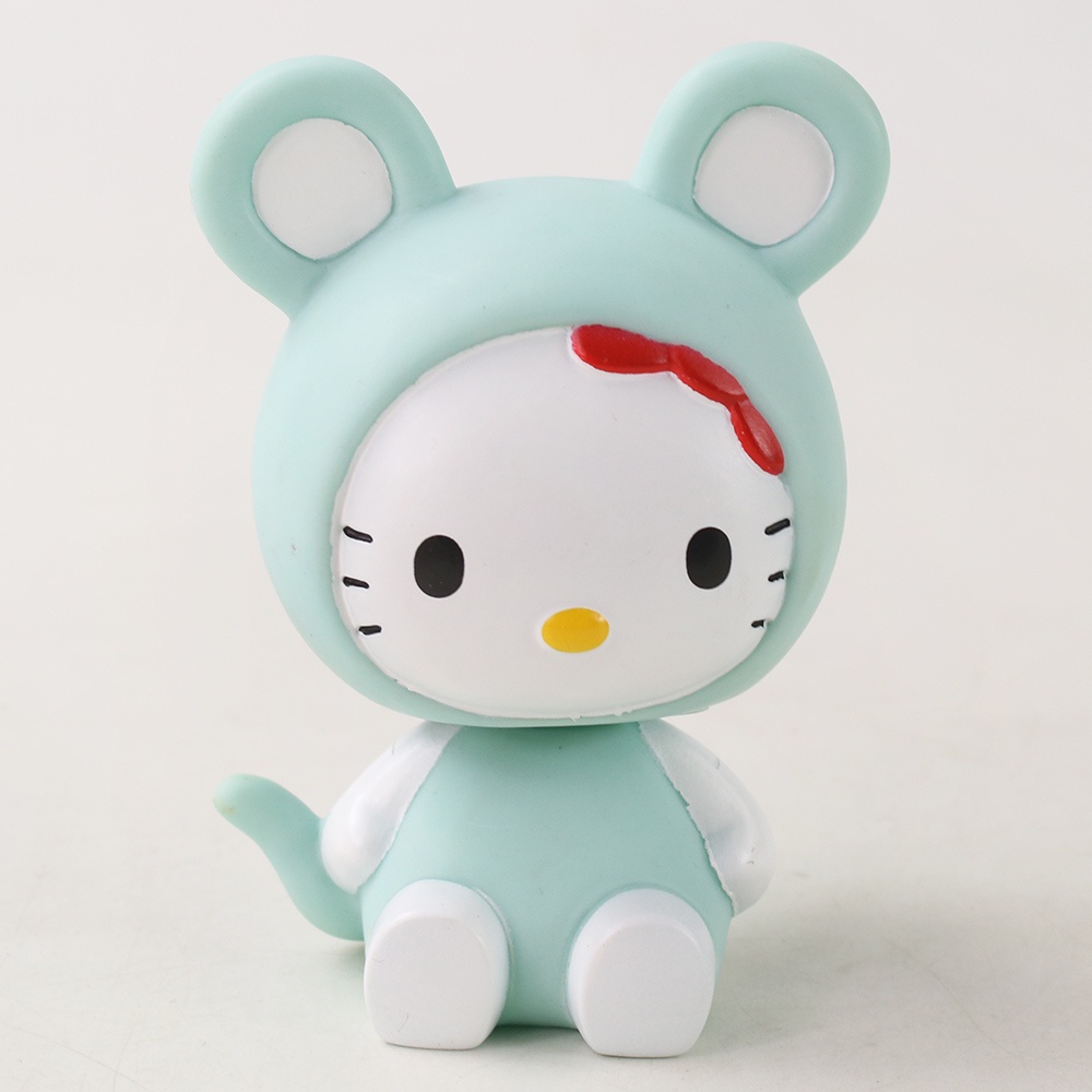 Mô Hình Hello Kitty Lắc Đầu Bằng PVC 9-11cm