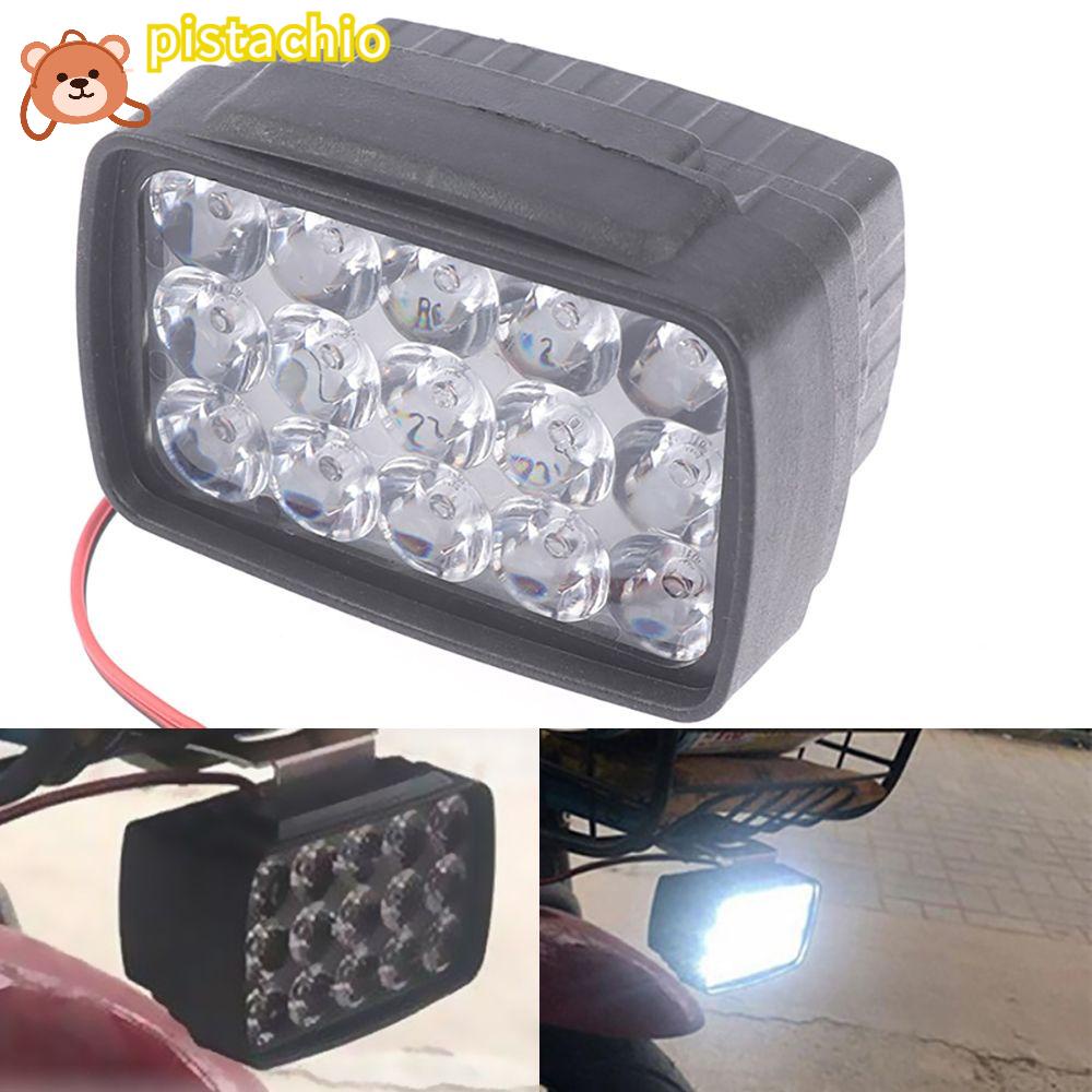 Đèn Pha LED 15 Bóng 12V-80V Siêu Sáng Chuyên Dụng Cho Xe Đạp Điện