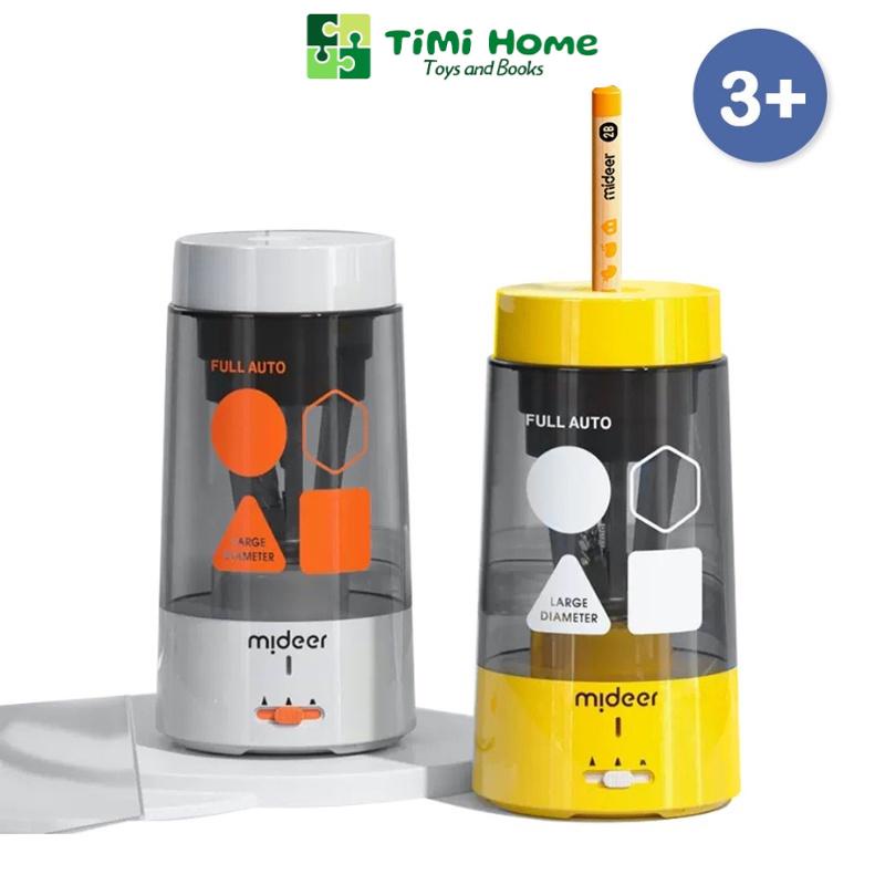 Máy Gọt Bút Chì Tự Động Bằng Điện Cao Cấp Mideer Automtic Pencil Sharpener Cho Bé Từ 3 Tuổi - Timi Home
