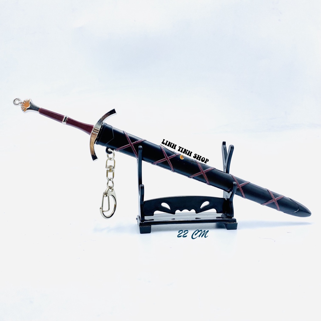 Móc khóa mô hình Game Of Thornes nhà Dayne Dawn Sword Winter is coming