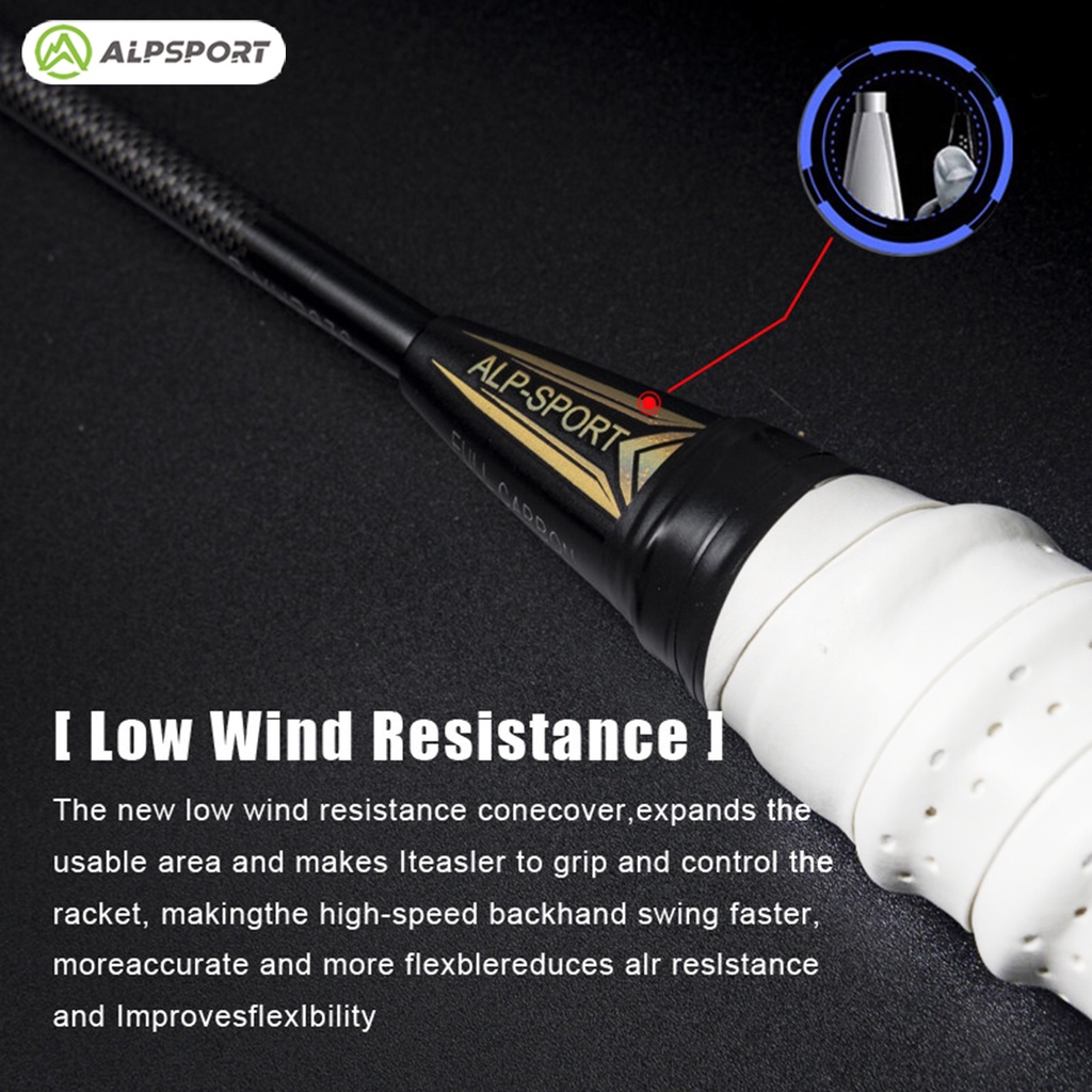 Bộ 2 Vợt Cầu Lông ALP XHP 6U 72g G4 T700 100% Carbon 30Lbs Siêu Nhẹ Chất Lượng Cao