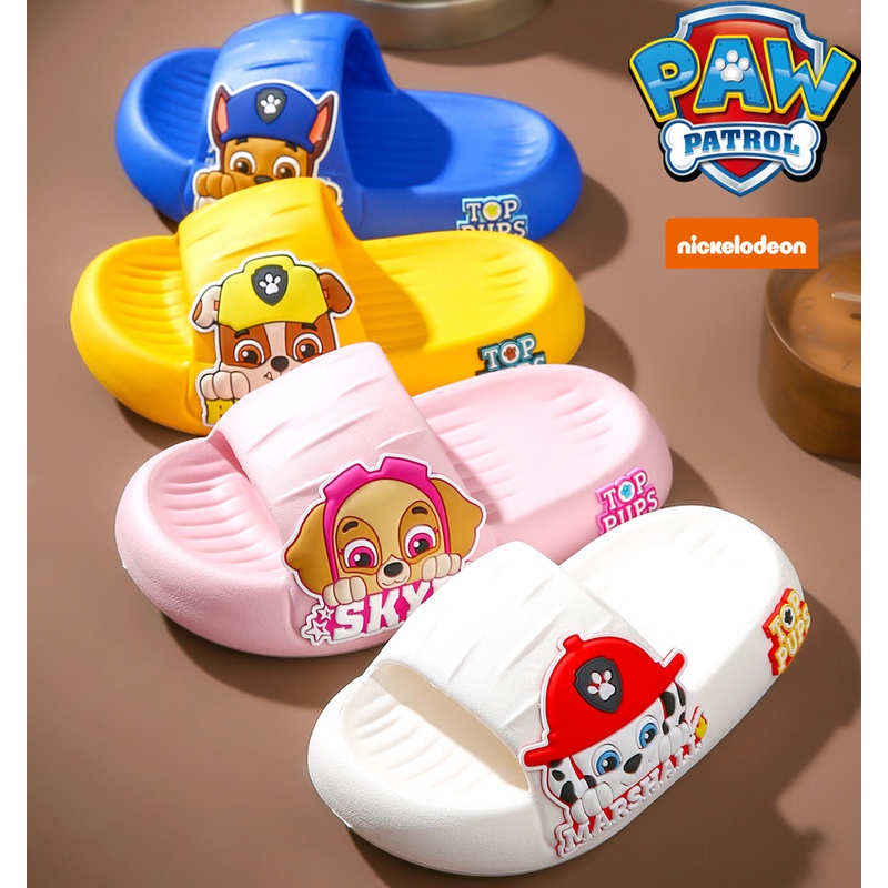 Dép Đi Trong Nhà Đế Mềm Chống Trượt Bằng EVA In Hoạt Hình Paw patrol Thời