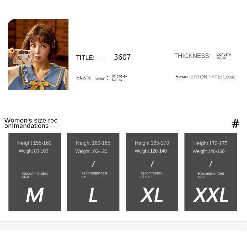 Bộ Đồ Ngủ Tay Dài Chất Liệu Cotton Nguyên Chất In Họa Tiết Hoạt Hình Dễ Thương Thời Trang Cho Nữ