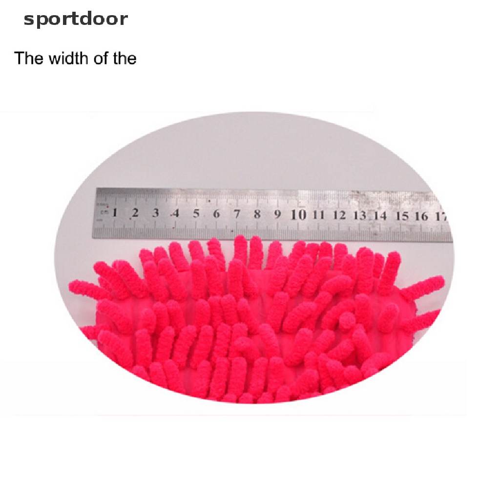 1 Găng Tay Rửa Xe Hơi Bằng Sợi Chenille Anthozoan Siêu Mịn Mới