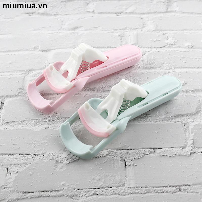 miumiuaKẹp uốn cong lông mi 3D bằng nhựa đầu vuông chuyên Dụng