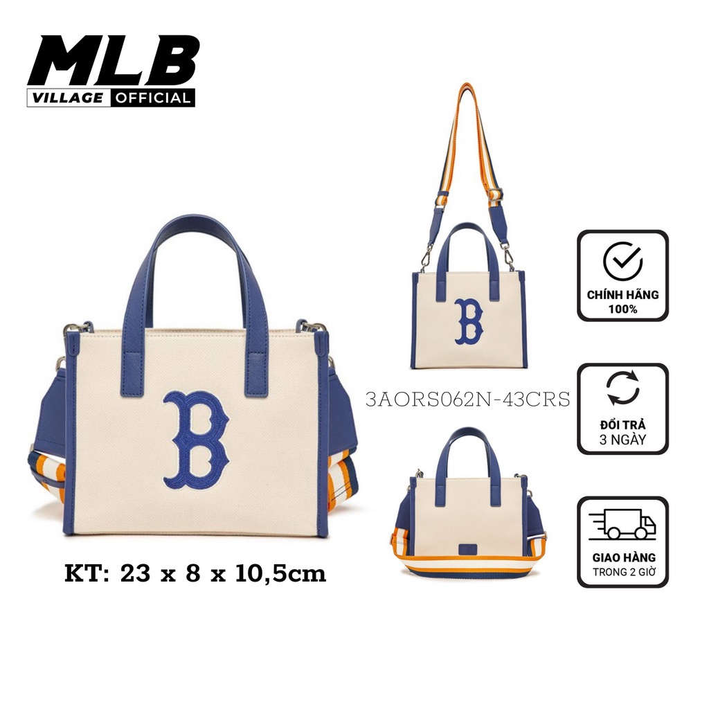 Túi MLB Basic Big Logo Canvas Small Tote - Túi đeo chéo MLB chính hãng 3AORS062N-43CRS