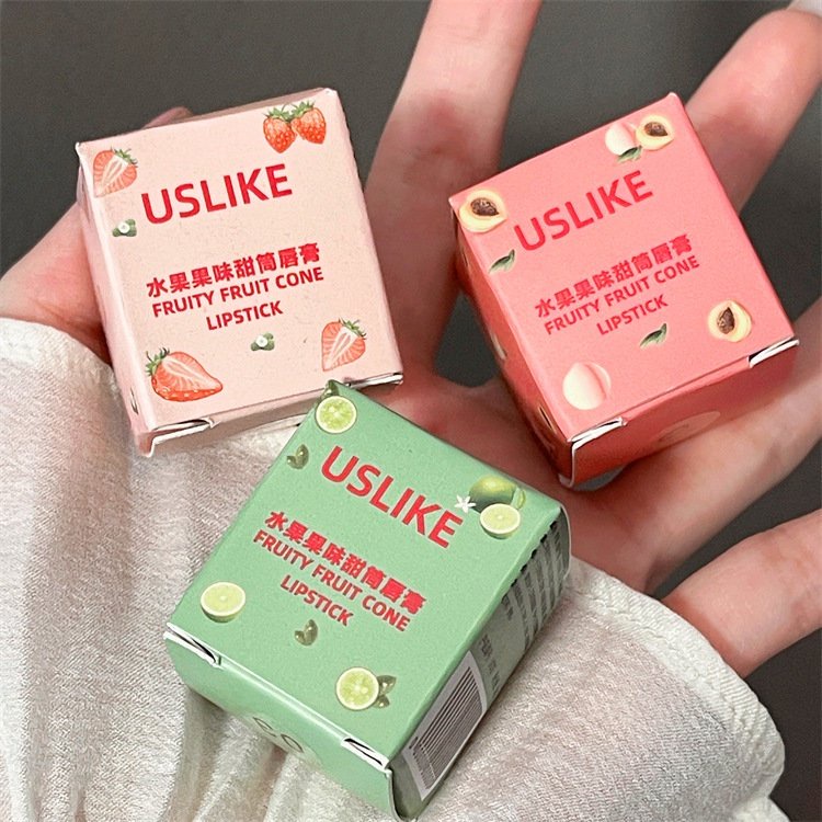 [Hàng Mới Về] USLIKE Son Dưỡng Môi Cấp Ẩm Ngăn Ngừa Nứt Nẻ Lâu Trôi Làm Đầy Đặn Môi Chống Dính Cốc