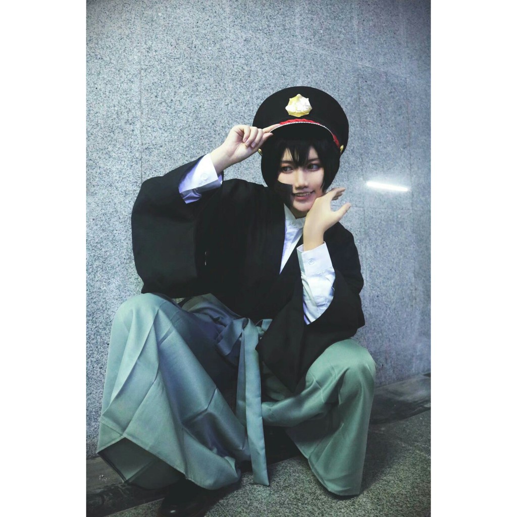 Hanako anime samurai quần cosplay kimono 1 bộ