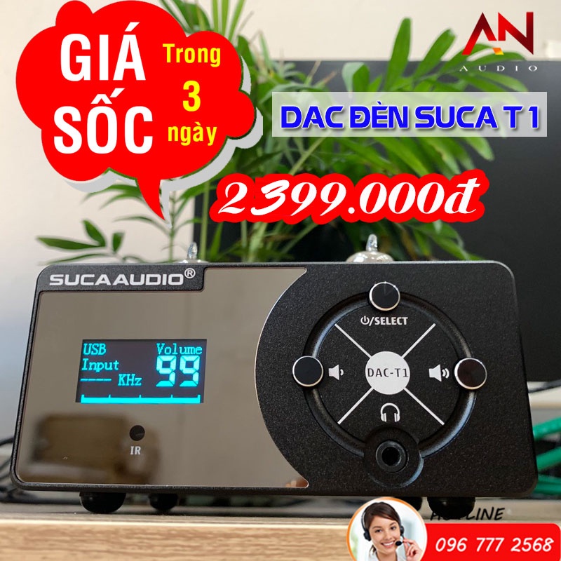 Ảnh Thật - GIẢI MÃ TÍCH HỢP PRE ĐÈN SUCA-AUDIO DAC T1 -2022