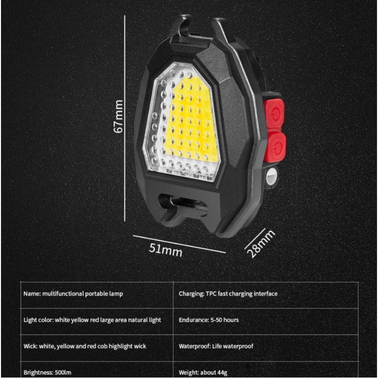 Đèn Pin Đa Năng T709 5in1 Siêu Sáng Đa Dụng Có Mở Bia, Vặn Ốc Vít, Nam Châm Siêu Bền Đồ Dùng Thiết Yếu Đi Phượt
