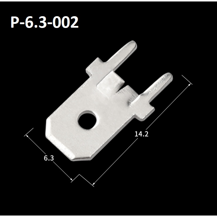 Combo 5 cái Đầu cos hàn bảng mạch PCB 6.3mm dày 0.8mm các loại (Click vào phân loại để xem hình của sp)