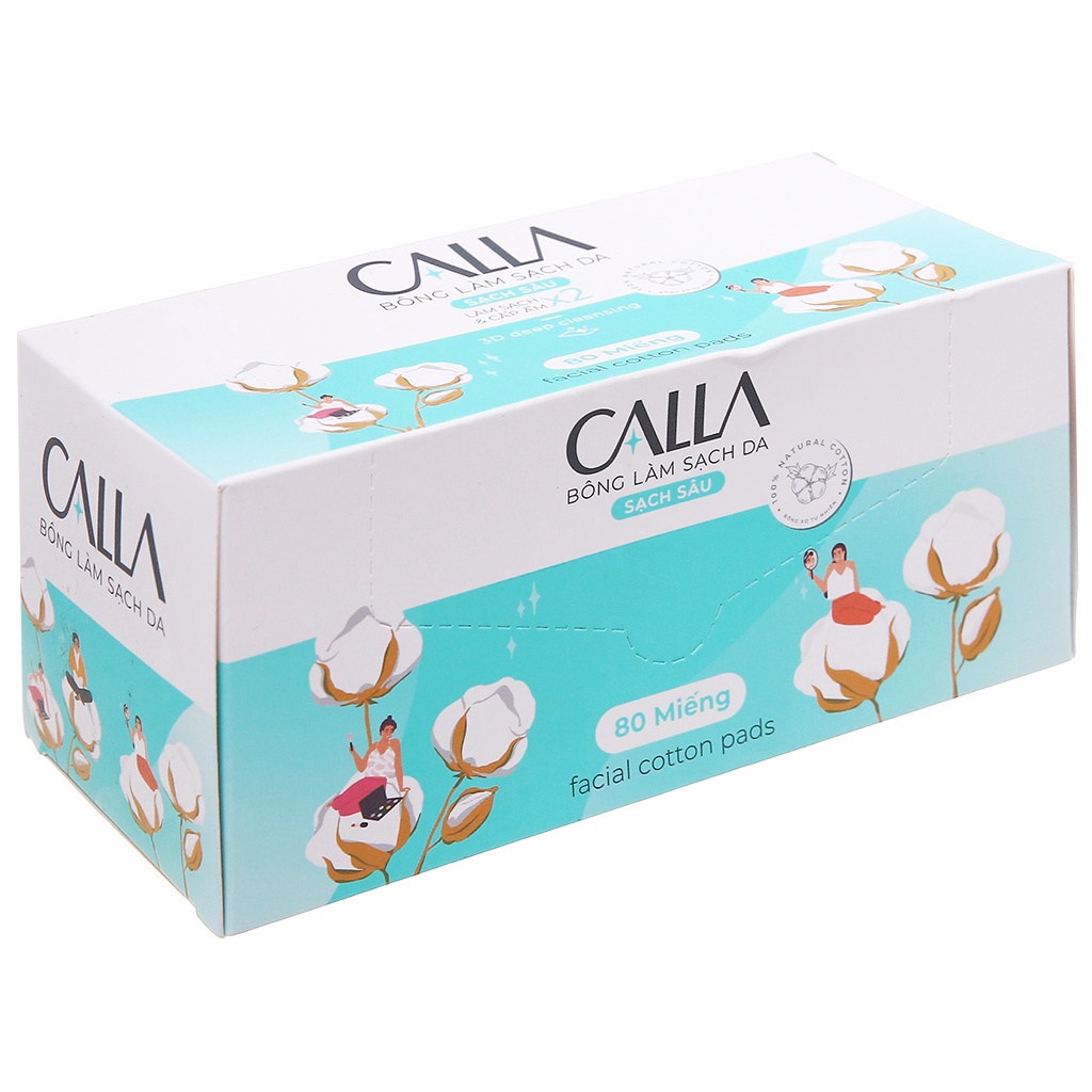 Bông tẩy trang làm sạch da Bạch Tuyết