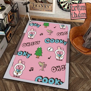 Thảm trang trí bts cooky bt21 idol kpop oh joy decor góc học tập làm việc phòng ngủ phòng khách văn phòng