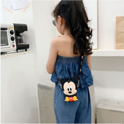 Babyfair. Túi đeo vai bằng silicon cho trẻ em Bé trai bé gái nhỏ Messenger Ví tiền xu dễ thương