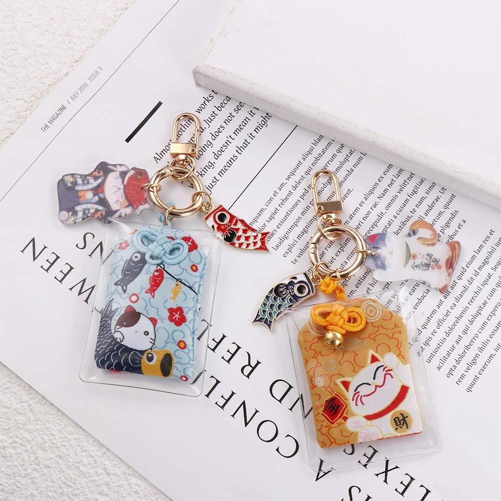 Móc Chìa Khóa Hình Maneki Neko May Mắn Cho Cặp Đôi