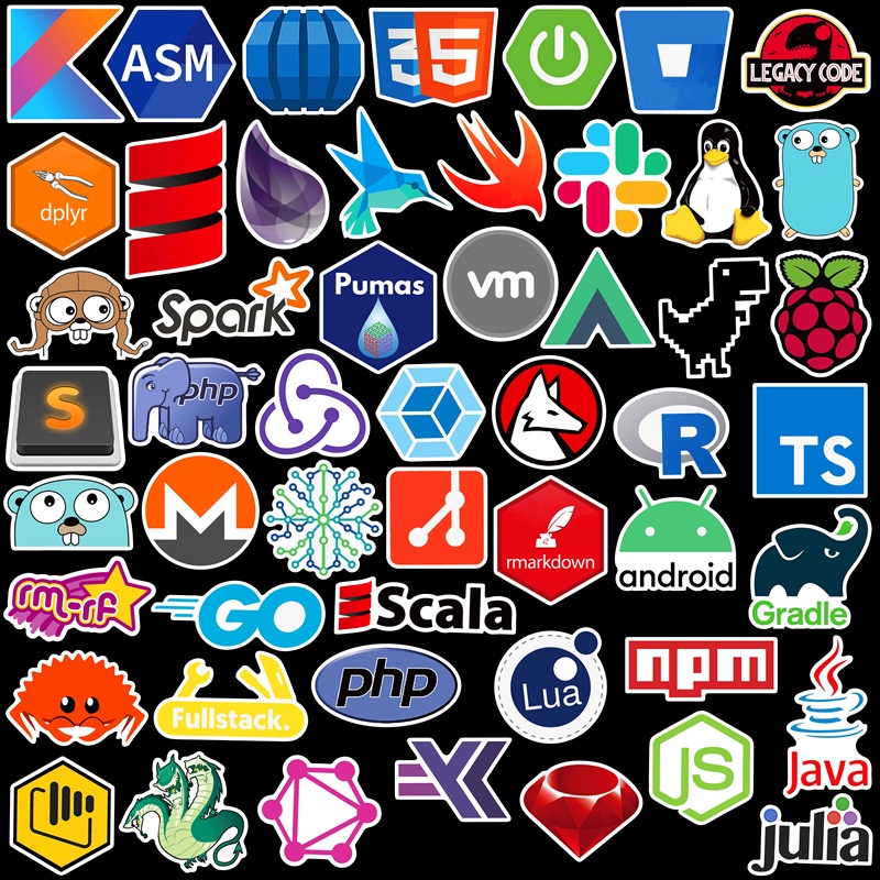 Sticker developer sticker lập trình viên chống nước TooYoo BK00262