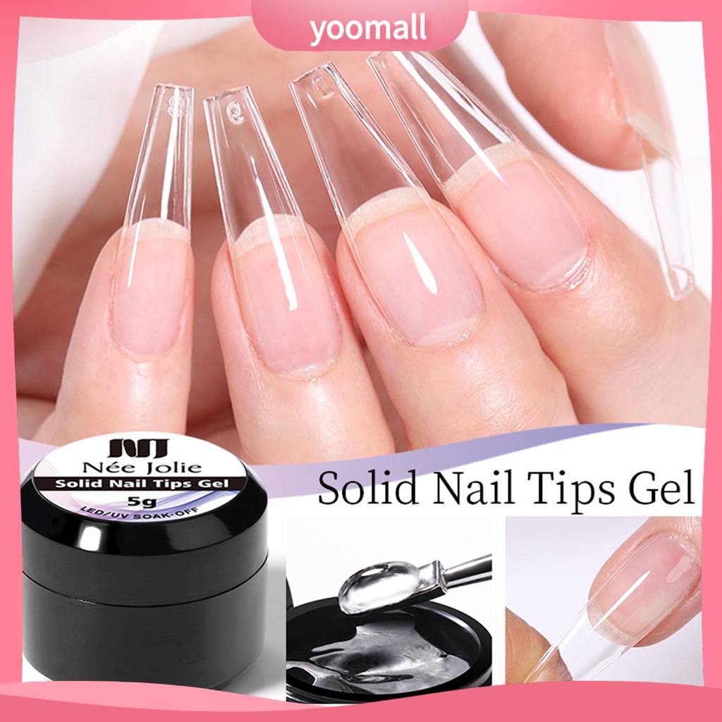 Keo Dán Gel UV Trong Suốt 5g Trang Trí Móng Tay