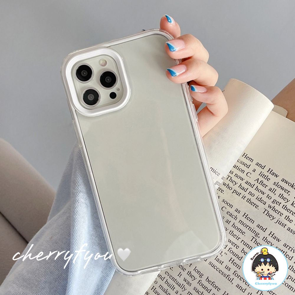 Ốp Điện Thoại TPU Mềm Trong Suốt Màu Kẹo Cho IPhone 11 12 13 14 Pro Max X Xs XR 8 7 Plus