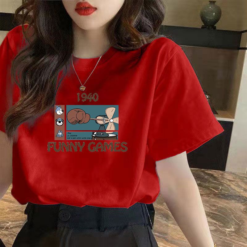 NRVP Áo Thun Tay Ngắn Dáng Rộng Plus Size 4XL Phong Cách Hàn Quốc Thời Trang Cho Nam Và Nữ