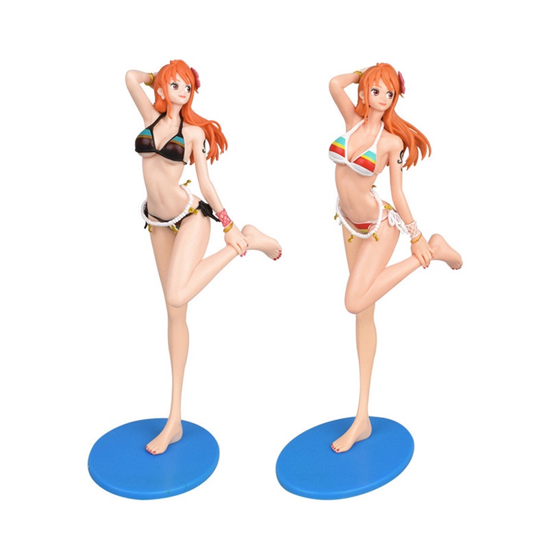 Mô Hình Búp Bê Nami / Nữ Anime One Piece 24CM Bằng PVC Gợi Cảm