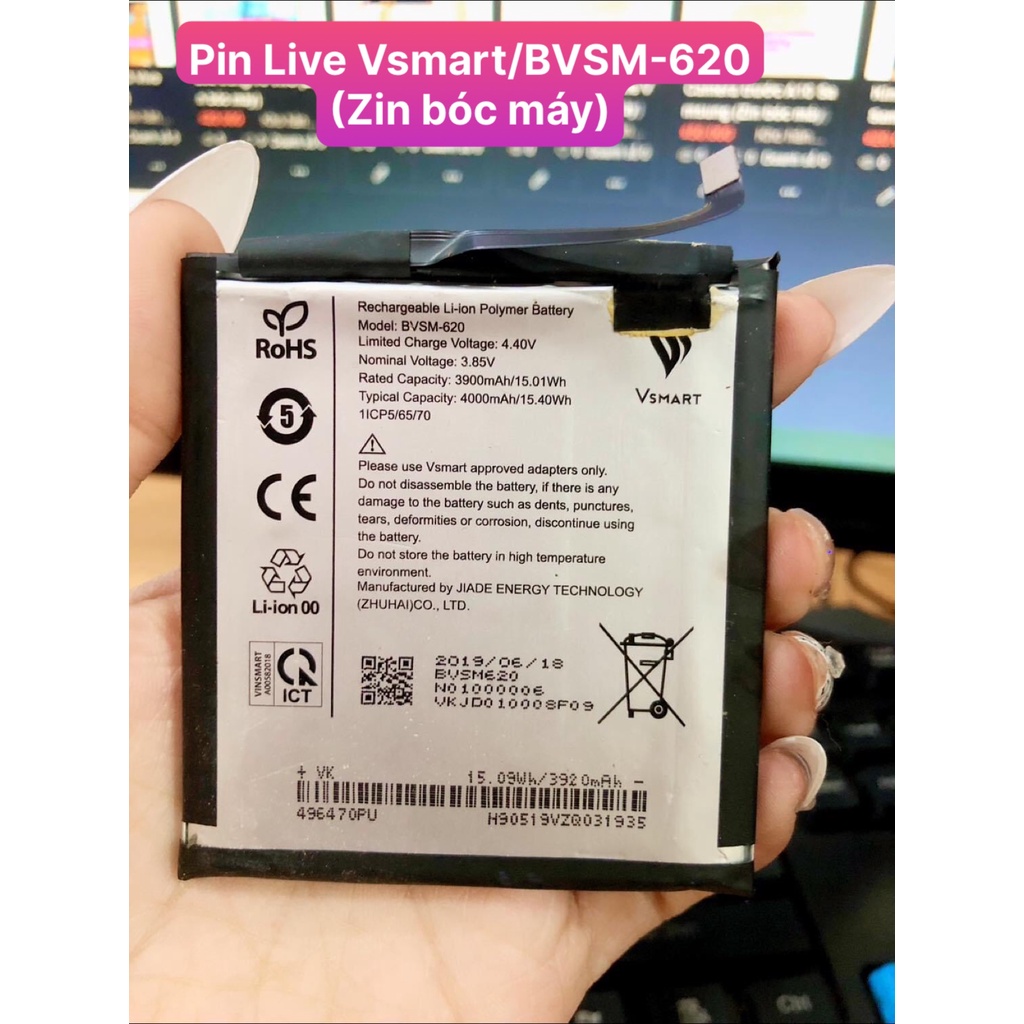 Pin Live Vsmart / BVSM-620