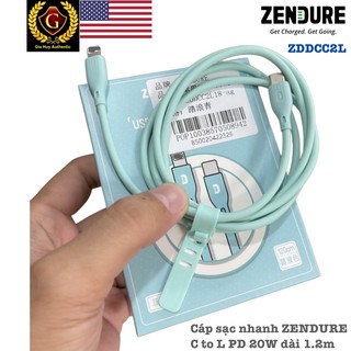Cáp sạc nhanh zendure_usb-c to pd 20w dài 120cm