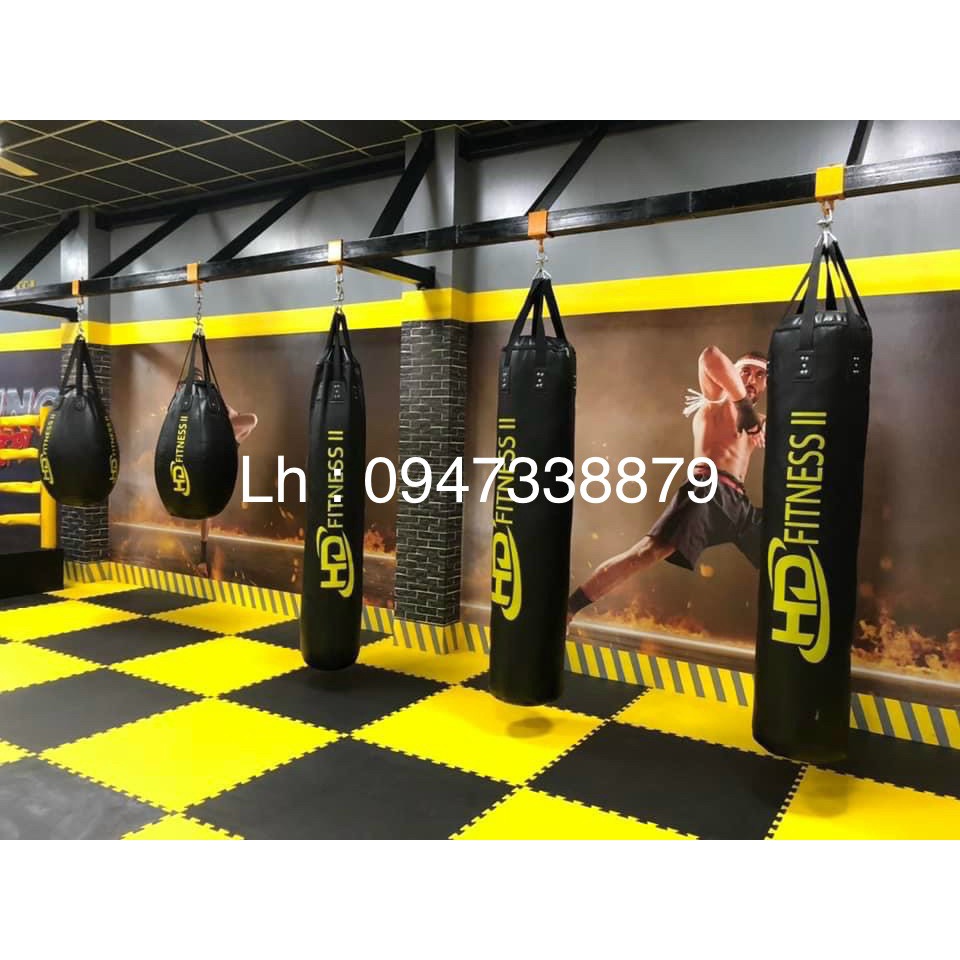 Vỏ bao cát, bao tập đấm chưa nhồi ruột dây treo dù bảo hành 2 năm miễn phí ship toàn quốc