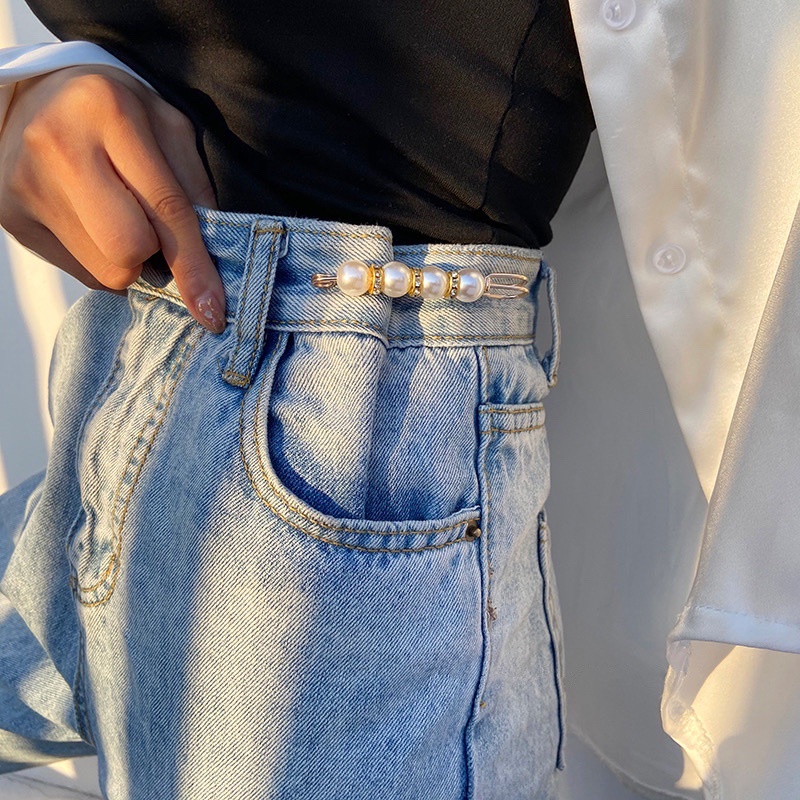 1 Huy Hiệu Cài Áo Đính Ngọc Trai Dễ Thương