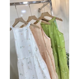 [V321] Váy yếm vạt lệch