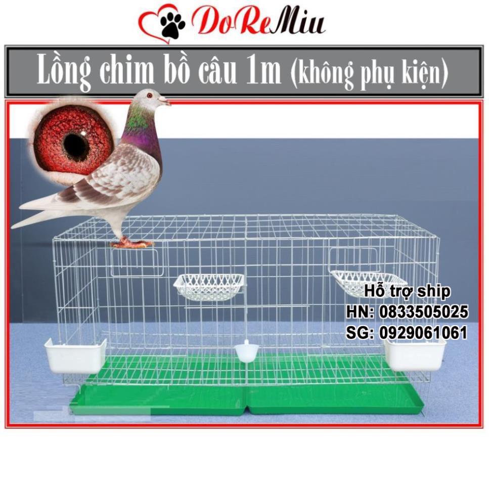 Chuồng Lồng chim bồ câu loại 1 mét bằng kẽm loại tốt chuồng nuôi bồ câu công nghiệp