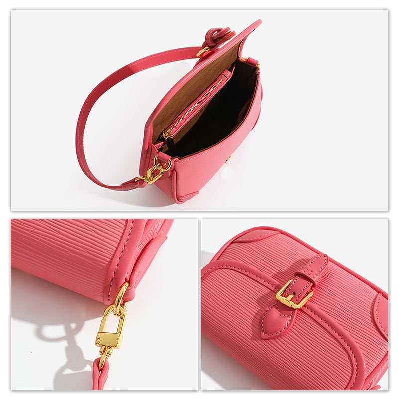 Mischa Túi Đeo Chéo Vai mini Bằng Da PU Màu Trơn Phong Cách Phương Tây