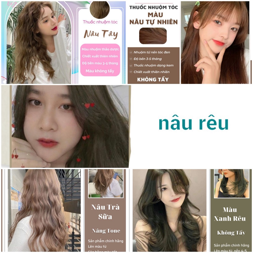Thuốc nhuộm tóc màu cân bằng HT 36 MAIQEIX phủ bạc 100%😍 đều mịn sâu màu phủ bóng tóc suôn mềm -