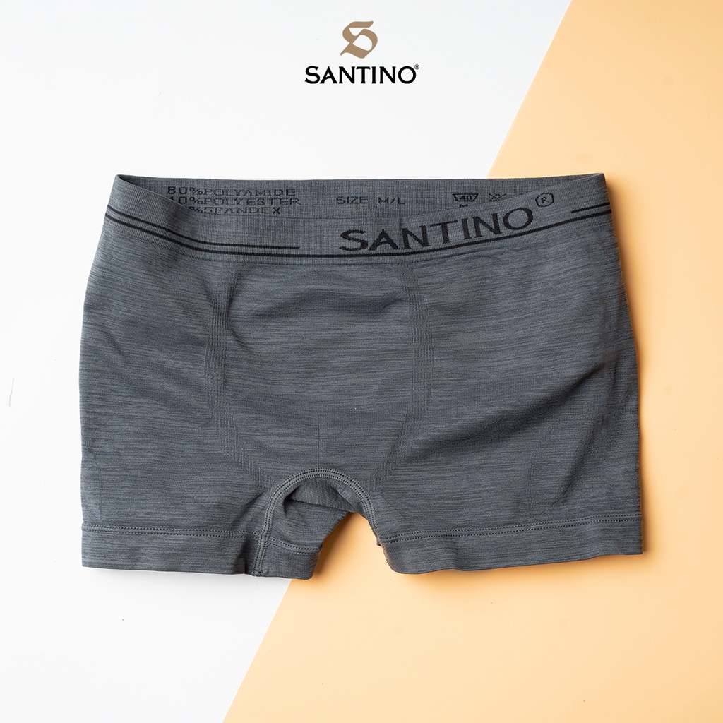 Combo 2 Quần Sịp Nam Đùi Boxer Santino Kháng Khuẩn, Co Dãn 4 Chiều, Thoáng Mát Tối Đa S924