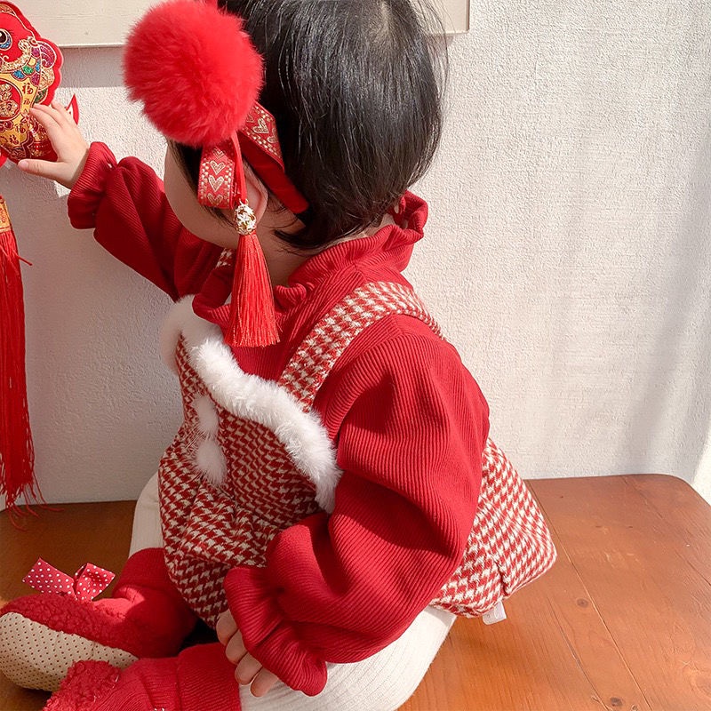 Babyfair. năm mới Cài Tóc Thời Trang Phong Cách Trung Hoa Cho Bé