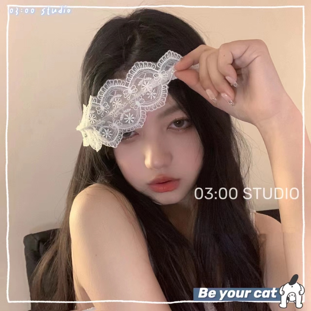 （Giao hàng bảo mật）Mặt nạ vải ren họa tiết hoa quyến rũ - khăn bịt/che mắt hóa trang cosplay sexy--blindfold