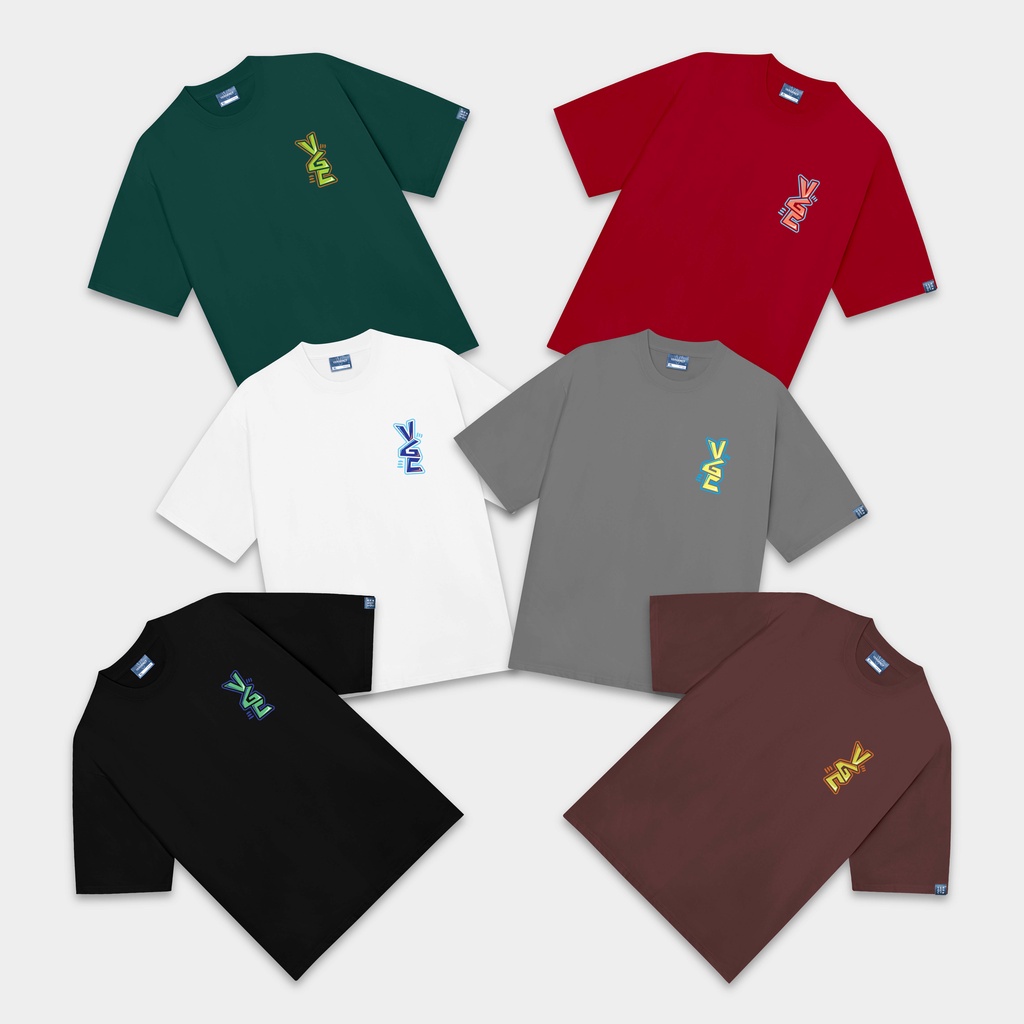 Áo thun nam nữ local brand unisex form rộng tay lỡ Vergency Strong/STR hàng chính hãng 6 màu sắc