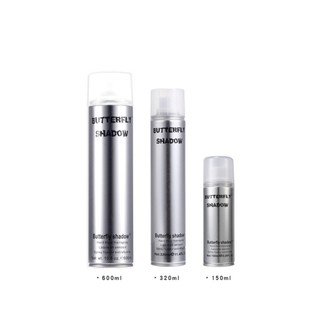 Chai keo xịt tóc giữ nếp lâu dài butterfly shadow, gôm xịt tóc butterfly shadow 600ml/320ml/150ml