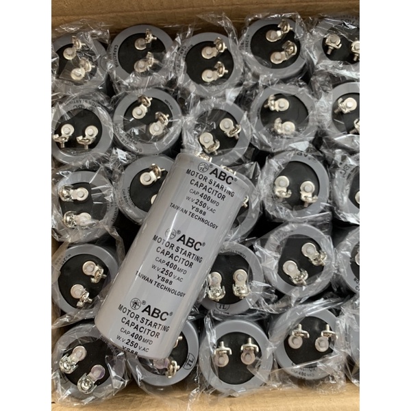 TỤ CAPA ĐỀ NHỰA ABC 250V 200MF 300MF 400MF 600MF 800MF 1000MF 1200MF