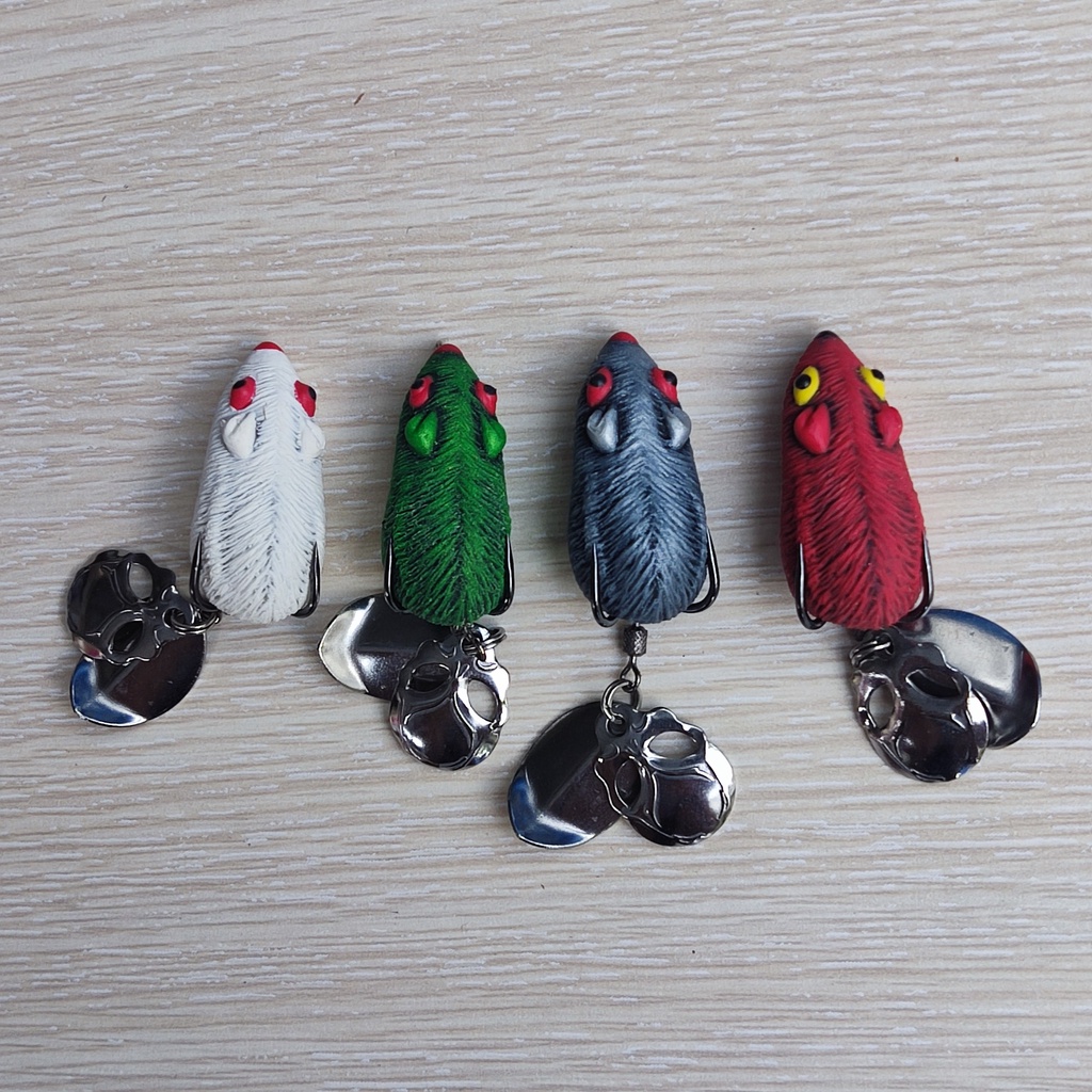 Mồi câu lure chuột hơi Thái Lan CHANNA