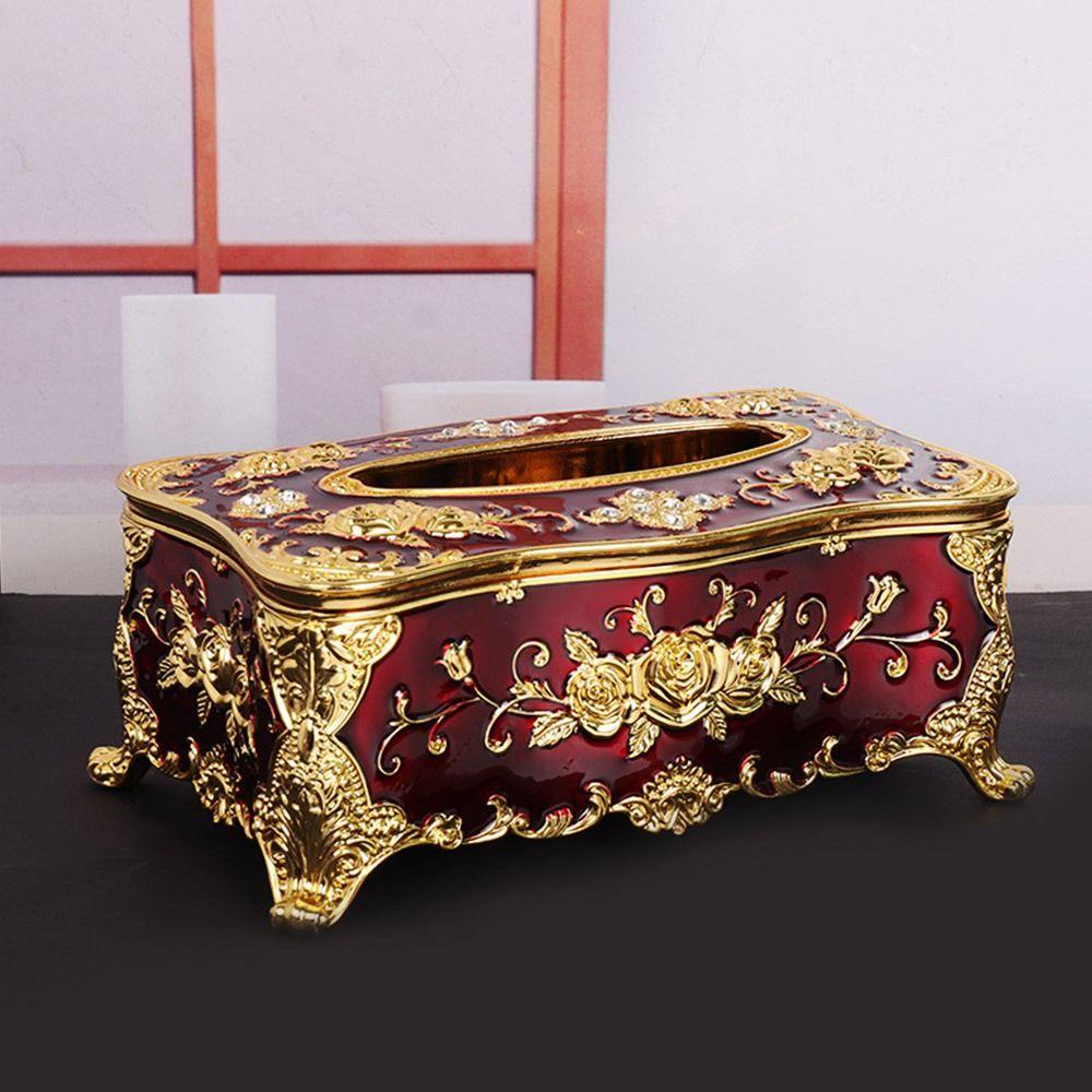 LONTIME Hộp Đựng Khăn Giấy Để Bàn Phong Cách Châu Âu Hiện Đại